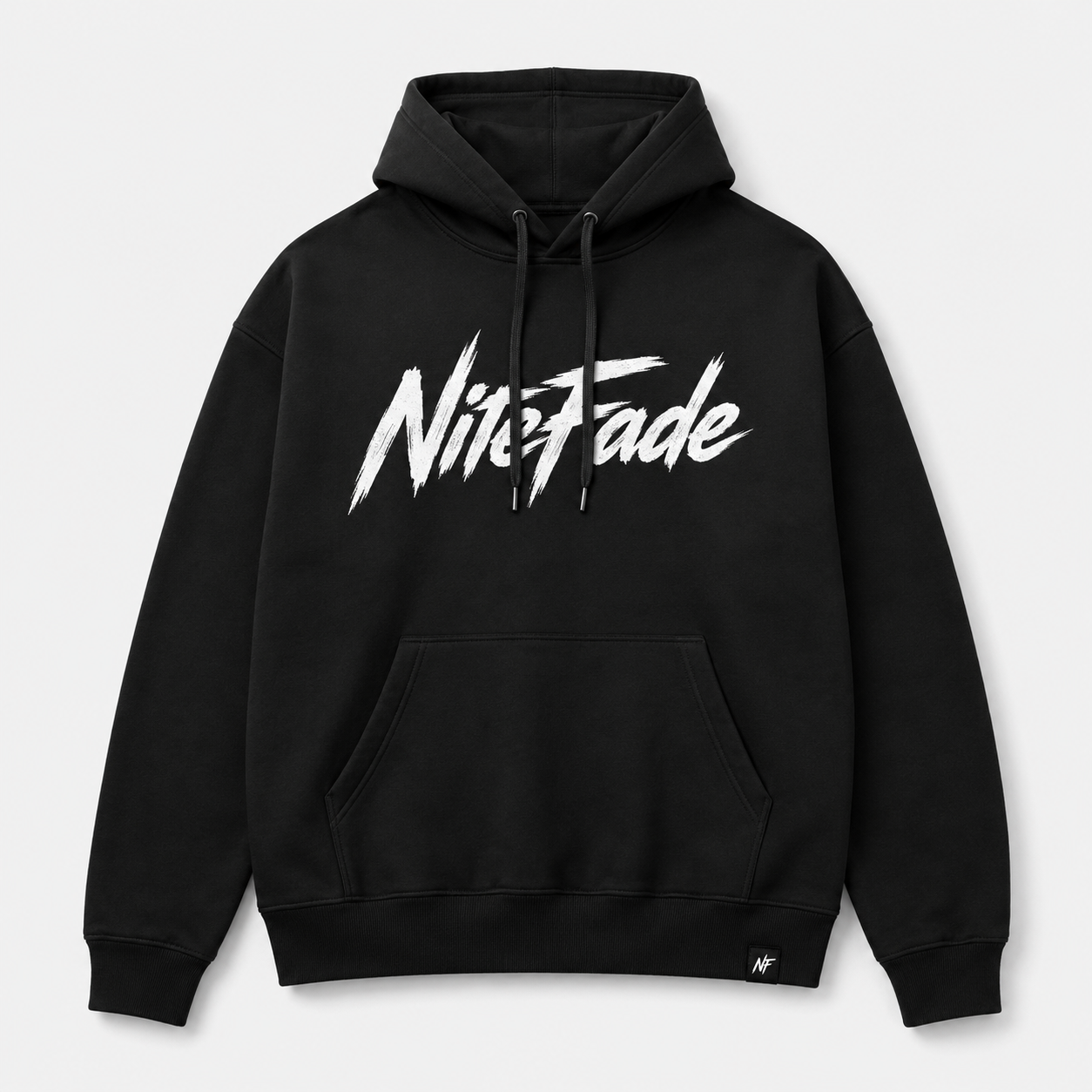NiteFade Black Hoodie coming soon mockup